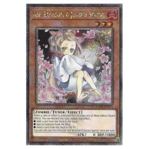 Yu-Gi-Oh! – Quarter Century Stampede – Ash Blossom & Joyous Spring (Alternate Artwork) (Quarter Century Secret Rare) RA04-EN025-QCSR