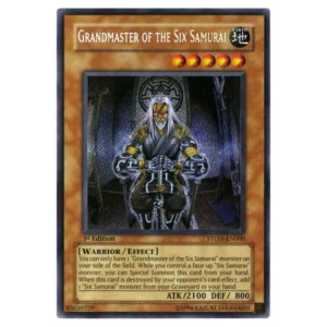 Yu-Gi-Oh! – Strike of Neos – Grandmaster of the Six Samurai (Secret Rare) STON-EN000