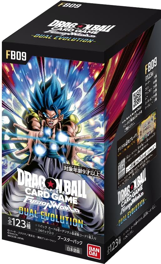 Dragon Ball Super Card Game – Fusion World – FB09 – Dual Evolution – Booster Box (24 Packs)