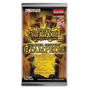 Alternative view of Yu-Gi-Oh! – Quarter Century Stampede – Booster Box (24 Packs)