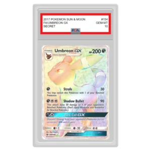 Pokemon – Sun & Moon – Base Set – Umbreon-GX (Hyper Rare) – 154/149 (Graded Card)