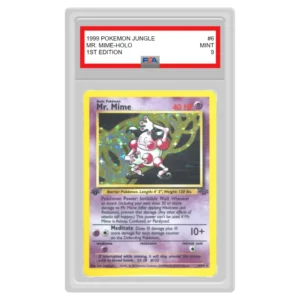 Pokemon – Jungle – Mr. Mime (1st Edition) – 6/64 (Graded Card)
