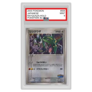 Pokemon – Pokepark Blue – Rayquaza – 009/009 – JPN (PSA 9 Graded Slab)