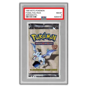 Pokemon – WOTC – Fossil – Booster Pack – Unlimited (Graded Slab)