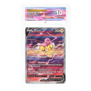 Pokemon – Sword & Shield – Crown Zenith – Raikou – GG41/GG70 (ACE Label 10 Graded Slab)