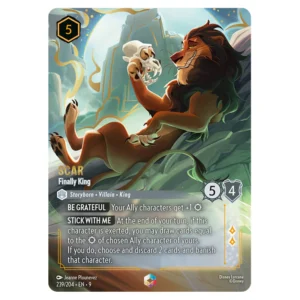 Lorcana – Fabled – Scar – Finally King (Enchanted) – 239/204