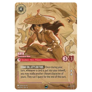 Lorcana – Azurite Sea – Raya – Kumandran Rider (Enchanted) – 214/204