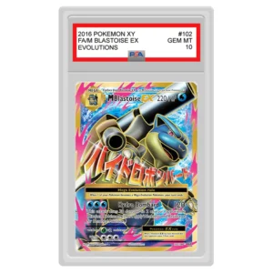 Pokemon – XY – Evolutions – M Blastoise EX – 102/108 (PSA 10 Graded Slab)