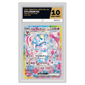 Pokemon – Scarlet & Violet – Terastal Festival ex – Sylveon ex – 212/187 (ACE 10 Japanese Graded Slab)