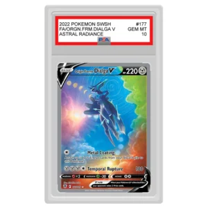 Pokemon – Sword & Shield – Astral Radiance – Origin Forme Dialga V – 177/189 (PSA 10 Graded Slab)